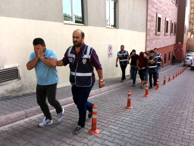 Mazot Hırsızları Yakalandı