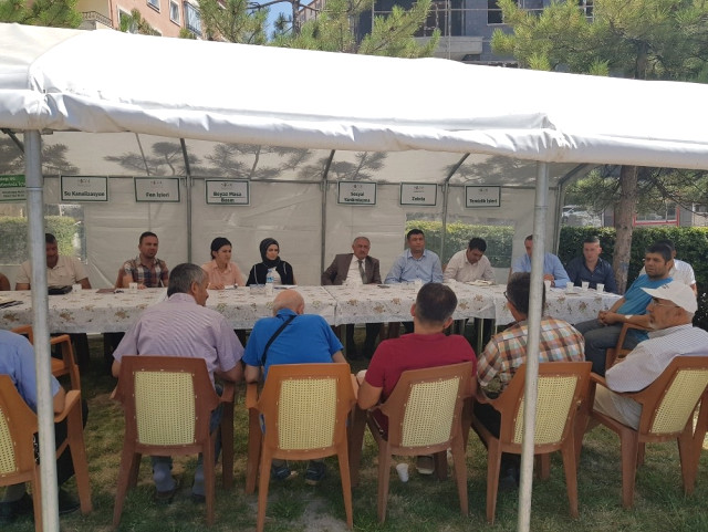 Niğde Belediyesi Hizmet Çadırı Dere Mahallesi nde