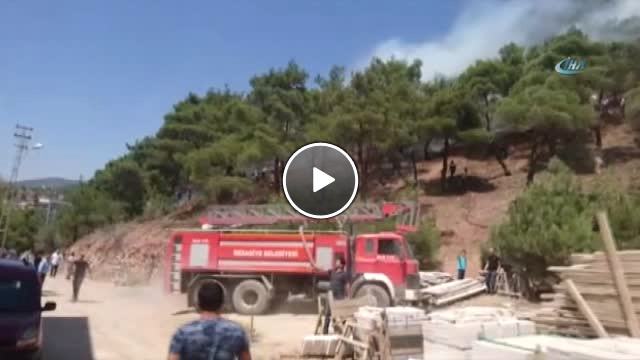 Reşadiye de Orman Yangını