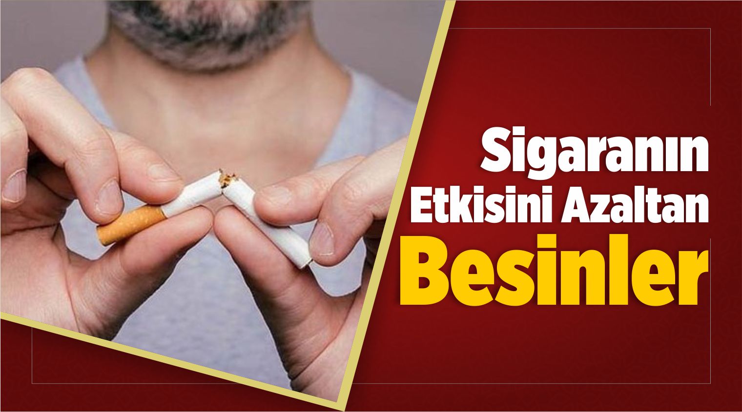 Sigaranın Etkisini Azaltan Besinler