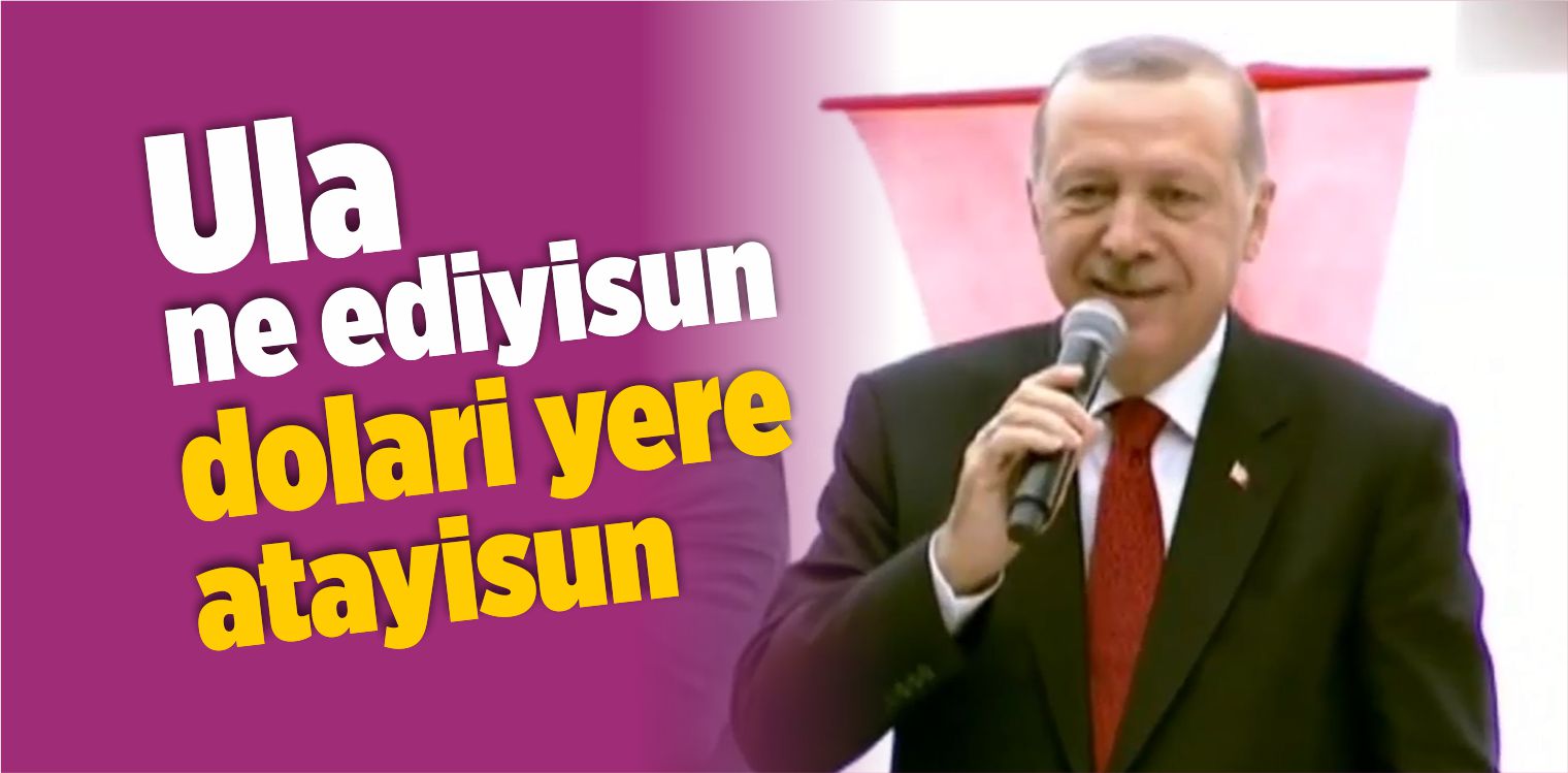 Başkan Erdoğan’ın Rize Mitinginde Neşeli Anlar