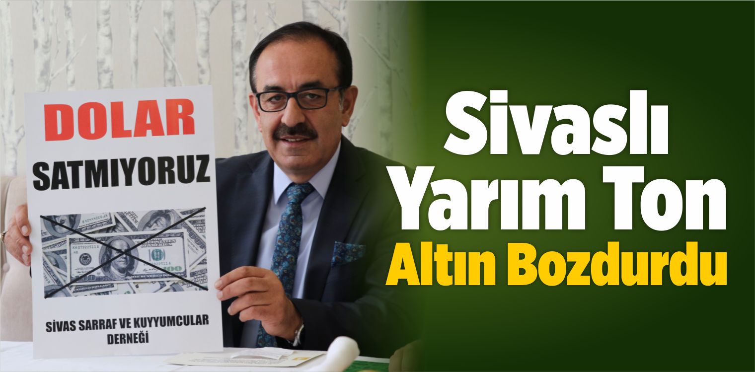 Sivaslı Yarım Ton Altın Bozdurdu