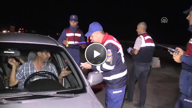 Yozgat’ta Jandarmadan Trafik Denetimi