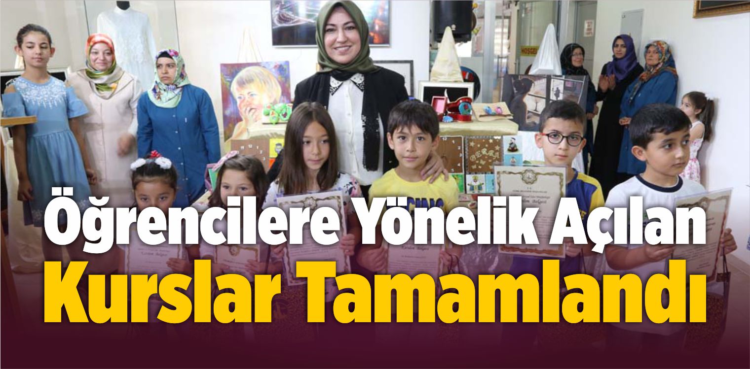 Öğrencilere Yönelik Açılan Kurslar Tamamlandı