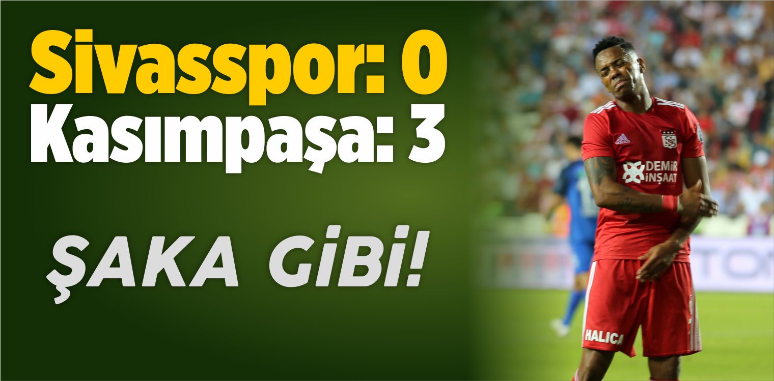 Sivasspor Evinde Kasımpaşa’ya 3-0 Mağlup Oldu