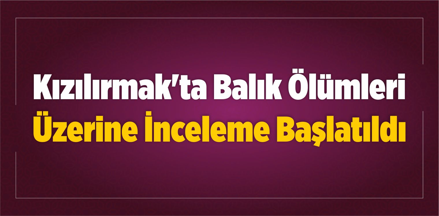 Balık Ölümleri