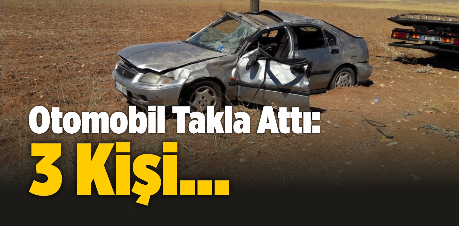 Sivas’ta Otomobil Takla Attı: 3 Yaralı