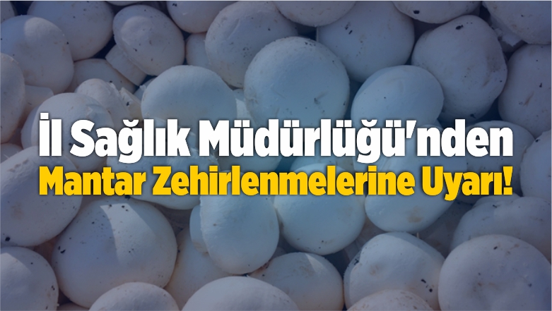 İl Sağlık Müdürlüğü’nden Mantar Zehirlenmelerine Uyarı!