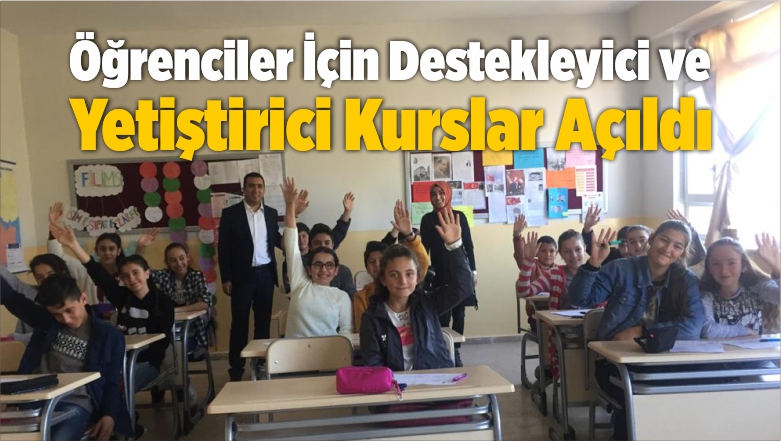 Ulaş’ta Öğrenciler İçin Destekleyici ve Yetiştirici Kurslar Açıldı