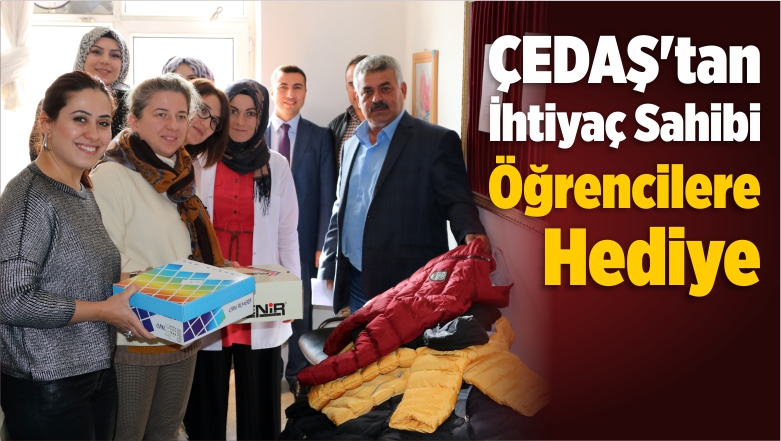 ÇEDAŞ’tan İhtiyaç Sahibi Öğrencilere Hediye