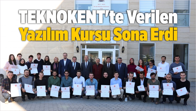 TEKNOKENT’te Verilen Yazılım ve Programlama Kursu Sona Erdi