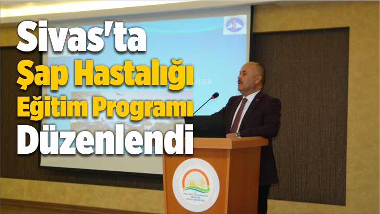 Sivas’ta Şap Hastalığı Eğitim Programı Düzenlendi