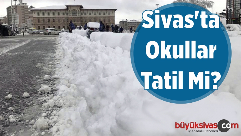 Sivas’ta Okullar Tatil Mi? 3 İlçede Taşımalı Eğitime Ara Verildi