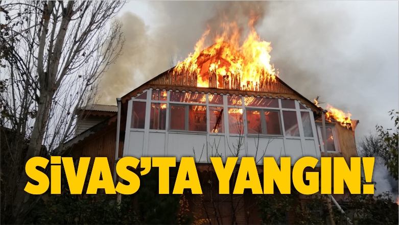 2 Katlı Bir Evde Çıkan Yangında Ev Kullanılamaz Hale Geldi