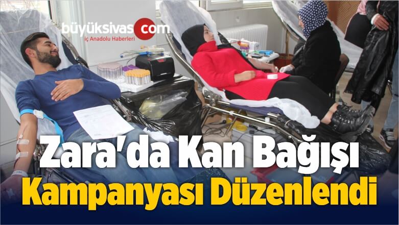Zara’da Kan Bağışı Kampanyası Düzenlendi