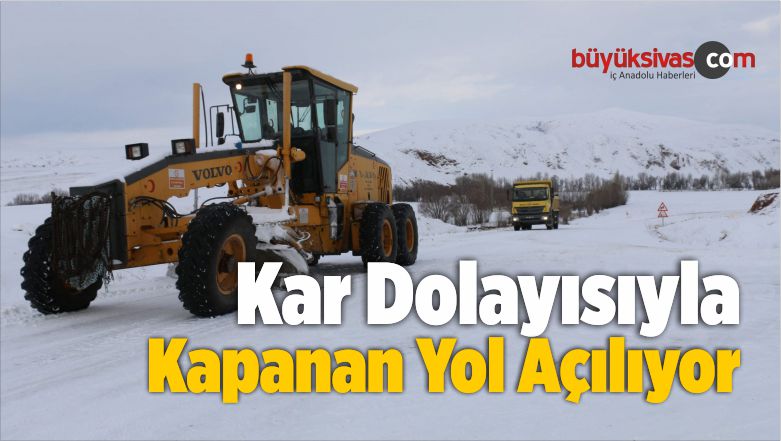 Köy Yollarını Açıyor