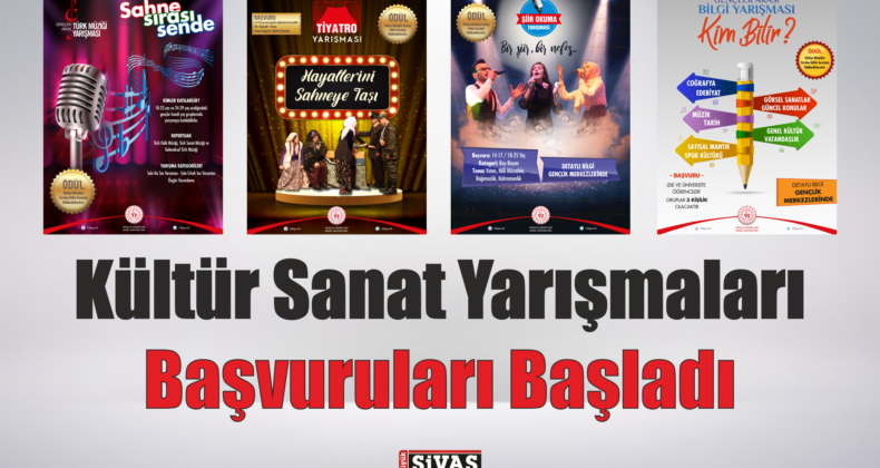Kültür ve Sanat Yarışması Başvuruları Başladı