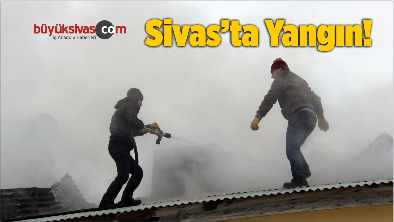 İki Katlı Binanın Çatısında Çıkan Yangın Hasara Yol Açtı