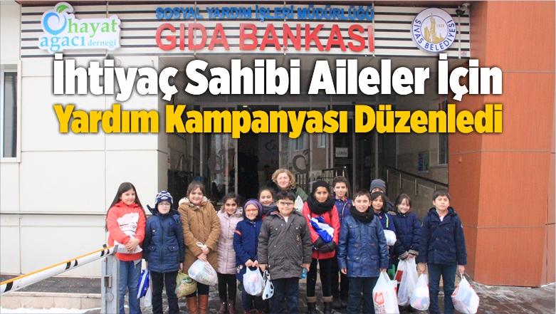 İhtiyaç Sahibi Aileler İçin Yardım Kampanyası Düzenledi
