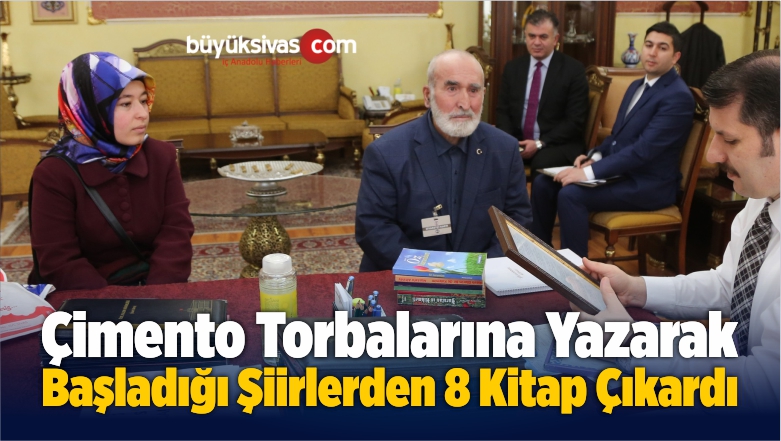 Çimento Torbalarına Yazarak Başladığı Şiirlerden 8 Kitap Çıkardı