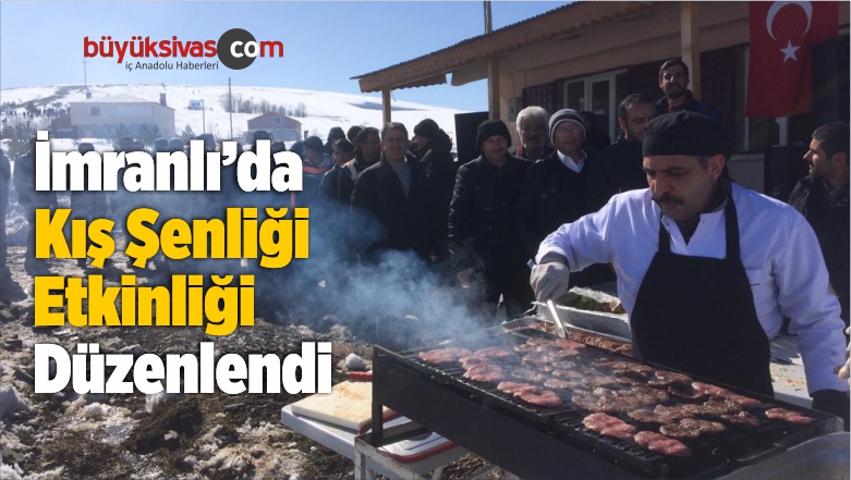 İmranlı İlçesinde Kış Şenliği Etkinliği Düzenlendi