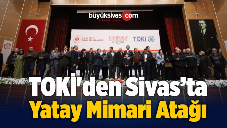 TOKİ’den Yatay Mimari Atağı