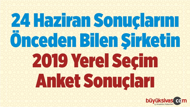 2019 yerel anket