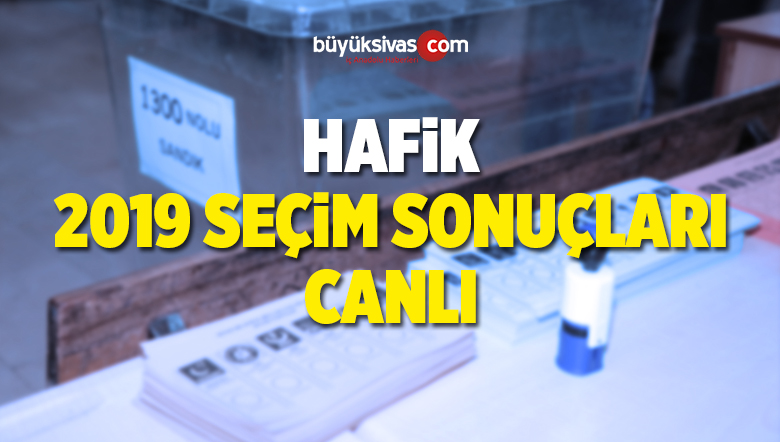 2019 Hafik Yerel Seçim Sonuçları ve Oy Oranları