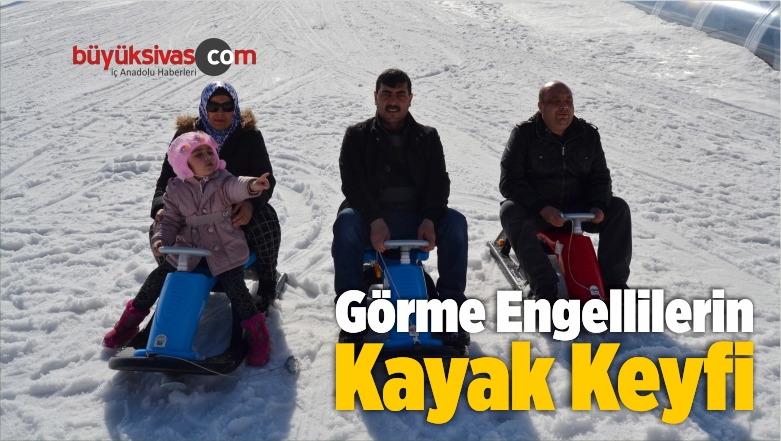 Görme Engellilerin Kayak Keyfi