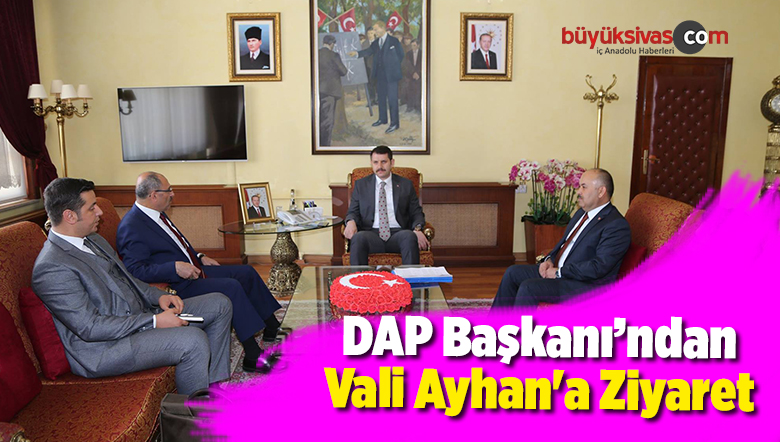 DAP Başkanı Adnan Demir Vali Salih Ayhan’ı Ziyaret Etti