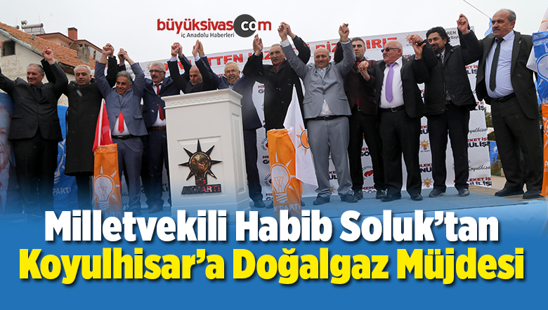 Habib Soluk Koyulhisar’da Düzenlenen Mitinge Katıldı