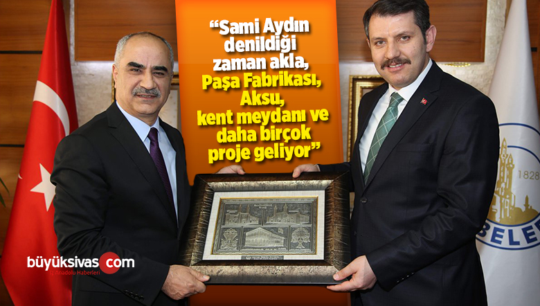 Vali Ayhan Başkan Aydın’a Veda Ziyaretinde Bulundu