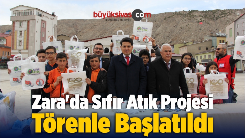 Zara’da Sıfır Atık Projesi Törenle Başlatıldı