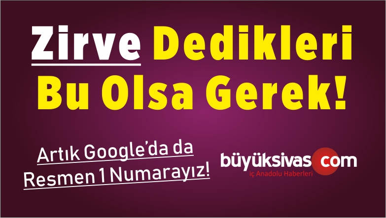 Sivas Haber Aramasında Zirveye Oturduk! Artık 1 Numarayız!