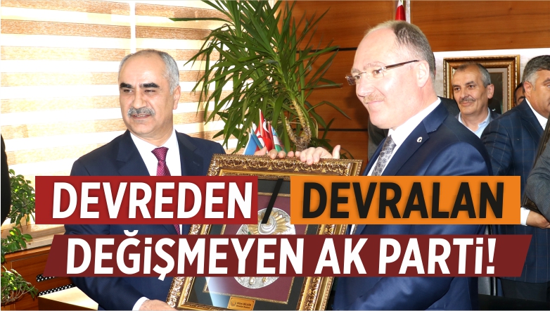Yeni Başkan Bilgin Eski Başkan Aydın’dan Görevi Resmen Devraldı