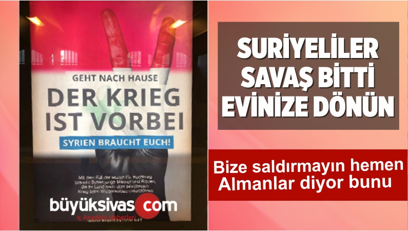 Almanya’da Suriyelilere Geri Dönün Çağrısı