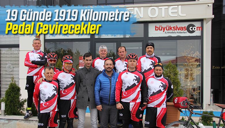 19 Günde 1919 Kilometre Pedal Çevirecekler
