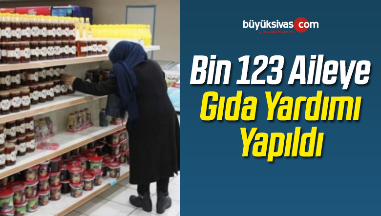Bin 123 Aileye Gıda Yardımı Yapıldı
