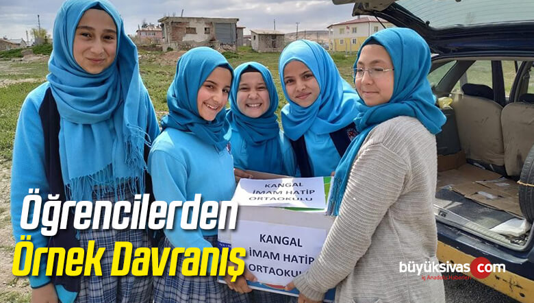 Öğrencilerden Örnek Davranış