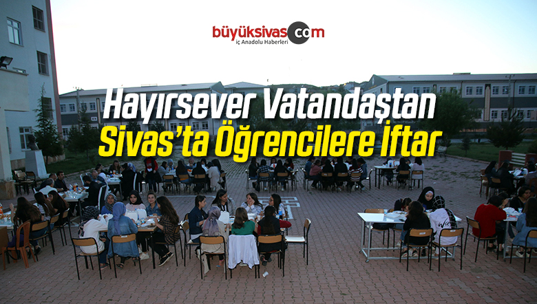 Hayırsever Vatandaştan Öğrencilere İftar
