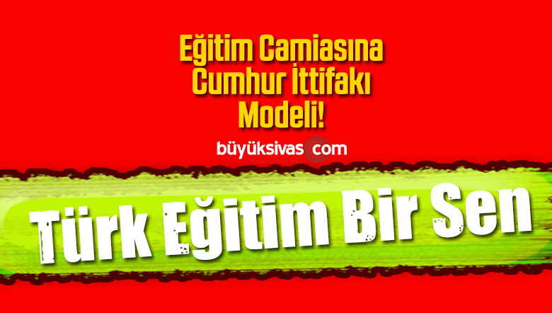 Eğitim’in Cumhur ittifakı Türk Eğitim Bir Sen Neden Olmasın?