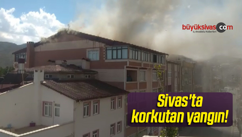 Bir Binada Çıkan Yangın Kontrol Altına Alınmaya Çalışılıyor