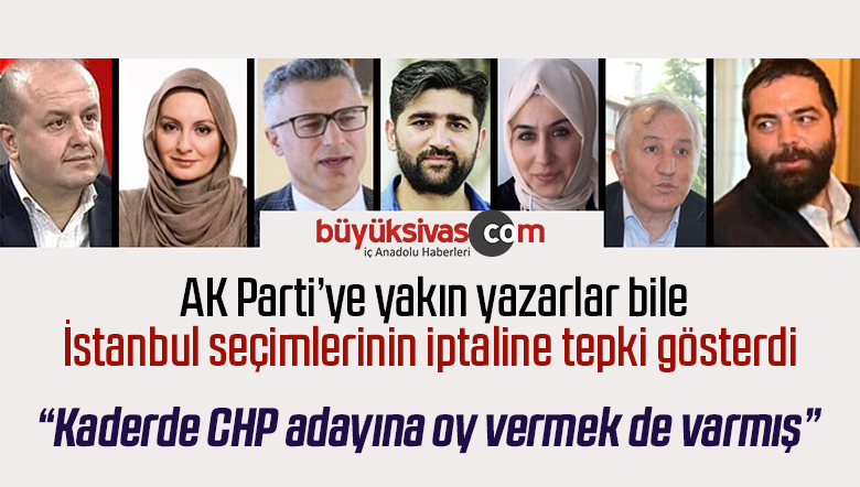 AK Partili ve AK Parti’ye Yakın İsimler de Tepki Gösterdi