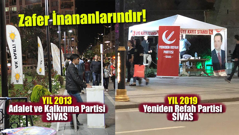 Sivas Yeniden Refah Partisi Üye Kayıt Çalışmaları Başladı