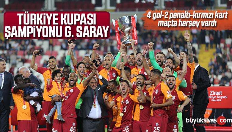 Türkiye Kupasını Kazanan Galatasaray Kupasını Törenle Aldı