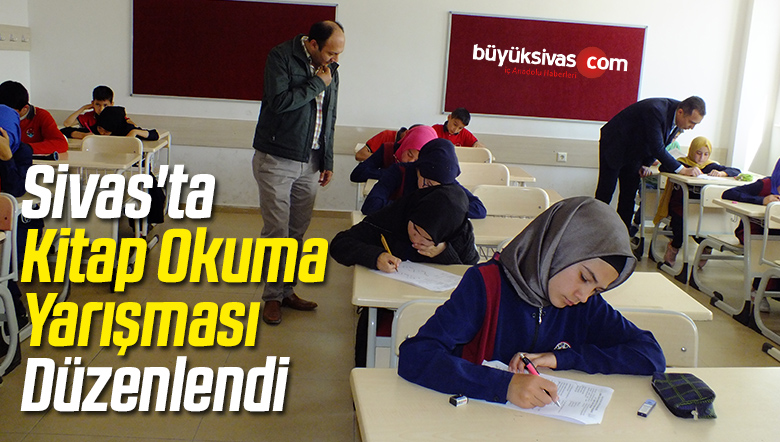 Sivas’ta Kitap Okuma Yarışması Düzenlendi