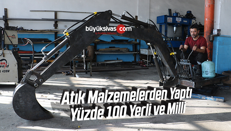 Atık Malzemelerden Yaptı Yüzde 100 Yerli ve Milli