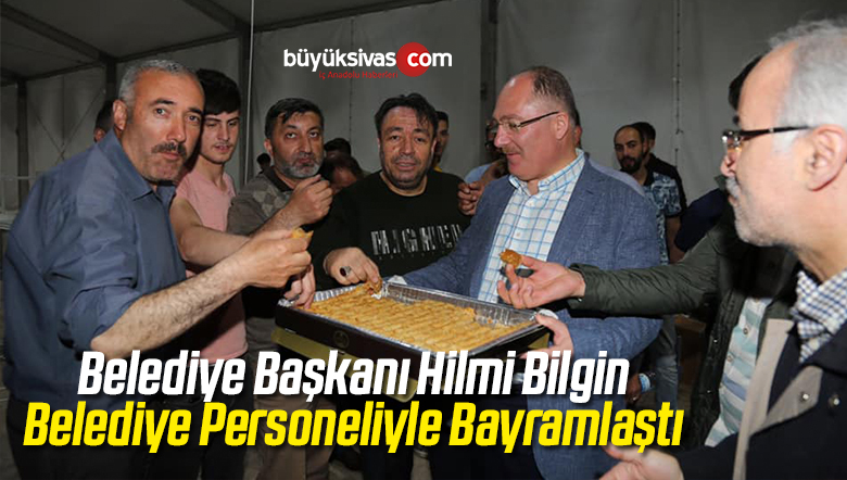 Personelle Bayramlaştı