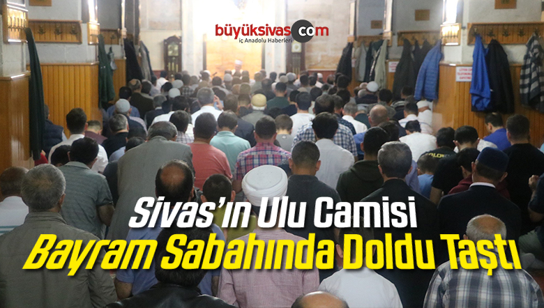 Ulu Cami Bayram Sabahında Doldu Taştı