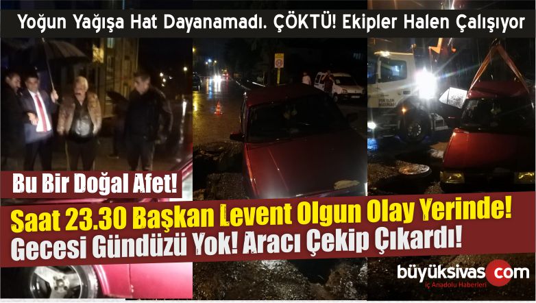 Sivas’ta Doğal Afet ! Belediye Vatandaşın Yarasını Hemen Sardı!